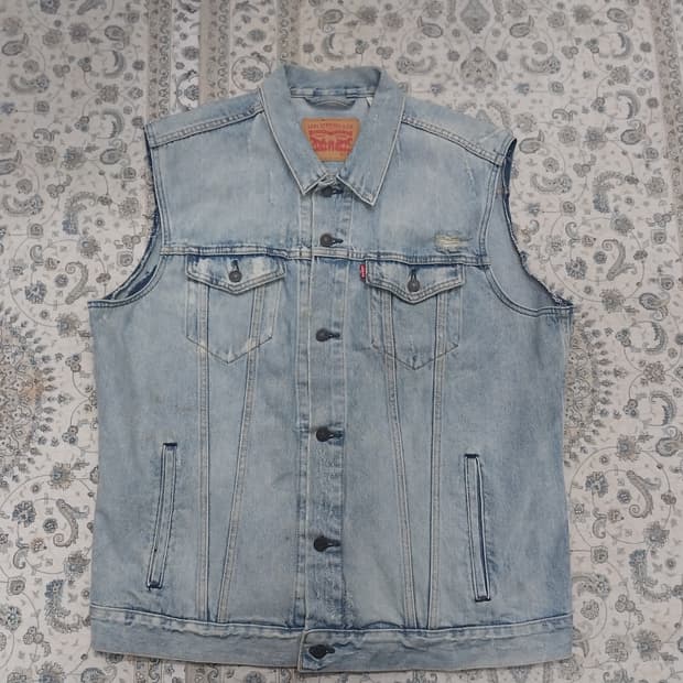 리바이스 데님 트러커 베스트 2XL