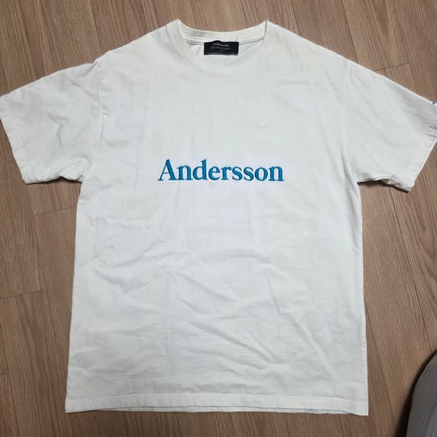 M) 앤더슨벨 블루자수 반팔