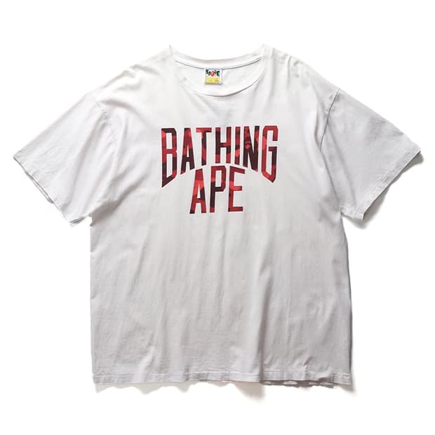 A BATHING APE Color Camo NYC Logo Tee