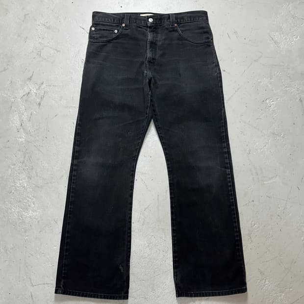 00’s 리바이스 517 블랙 부츠컷 플레어진