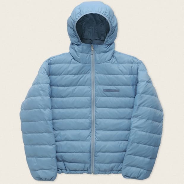 스무스무드 구스다운 경량패딩(블루)