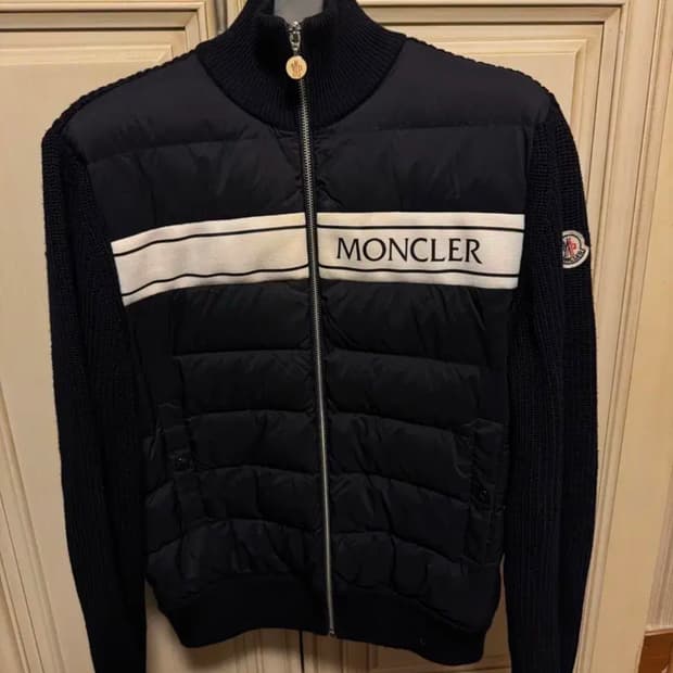 몽클레어 니트패딩 m