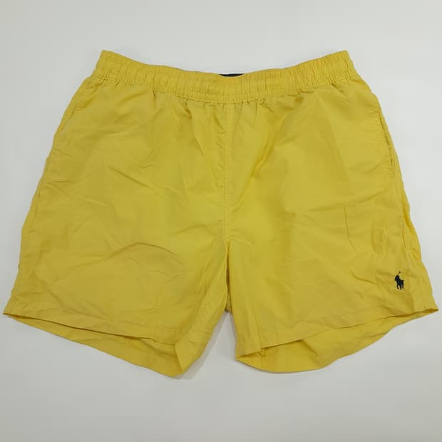Co598 XL 폴로 랄프로렌 90S 옐로우 스윔 팬츠 반바지