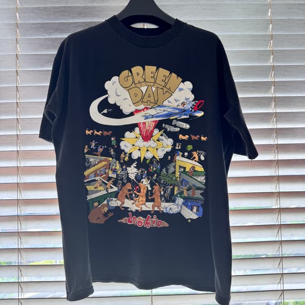 [XL] 90s 그린데이 Dookie 빈티지 밴드티