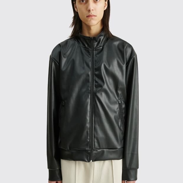 선플라워 트랙탑 레더자켓