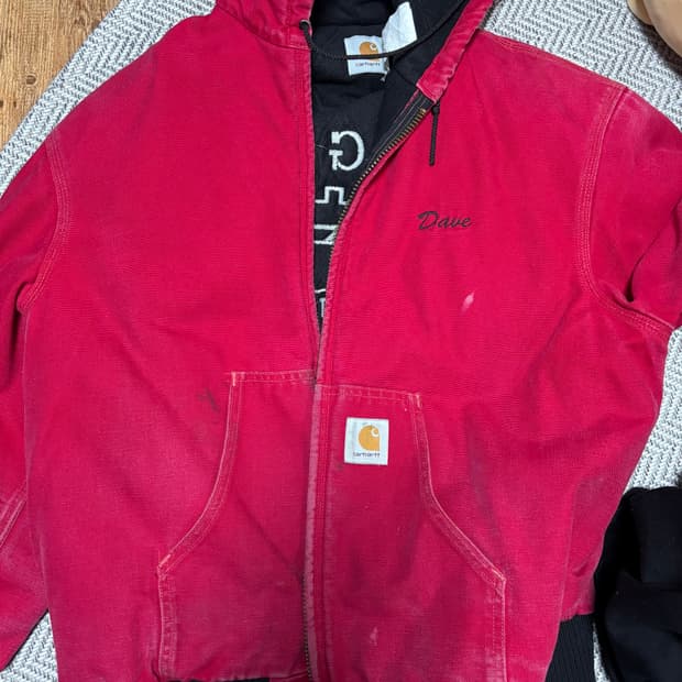 ‘97 Carhartt active jacket(red)