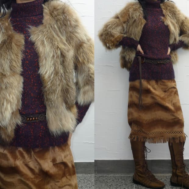 vintage fur jacket