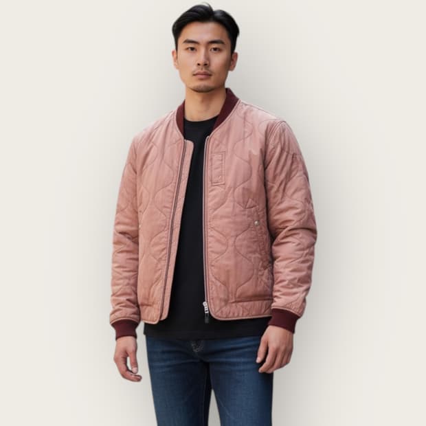 50/ 버버리 신형 빈티지 누빔 퀄팅 집업