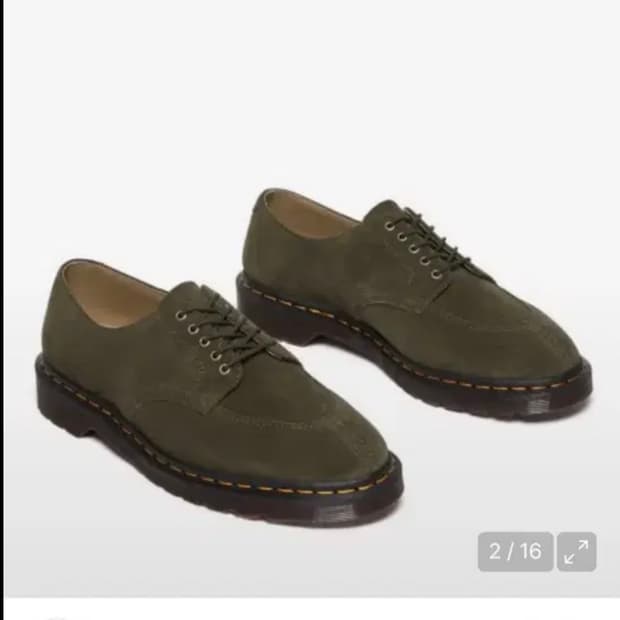 닥터마틴 1461 리펠로 스웨이드 올리브 