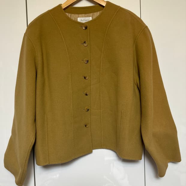 Julien 울 자켓 브라운