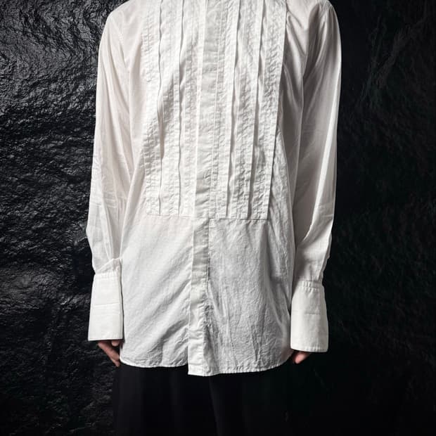 Dries Van Noten Tuxedo Wing Collar Shirt