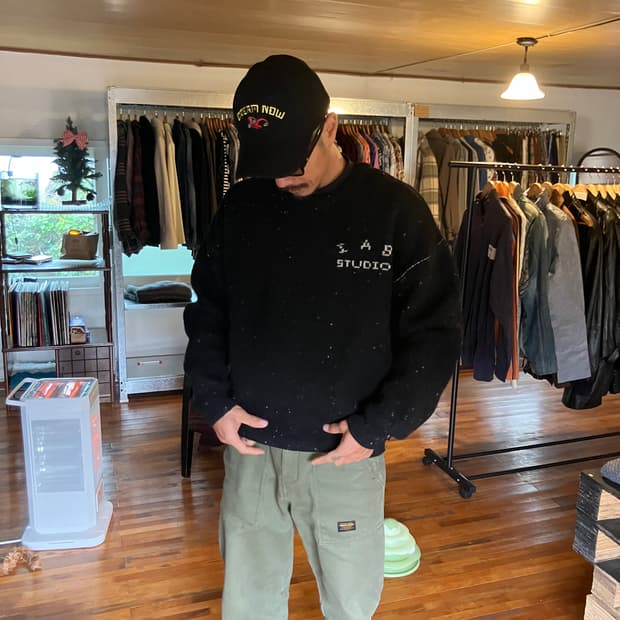 [vintage]IAB studio 헤비웨이트 니트 L