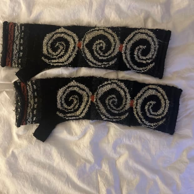 캐피탈 아이누 울 머플러 장갑