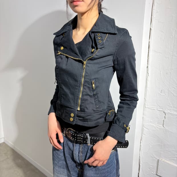 Dress up 코튼 라이더 자켓