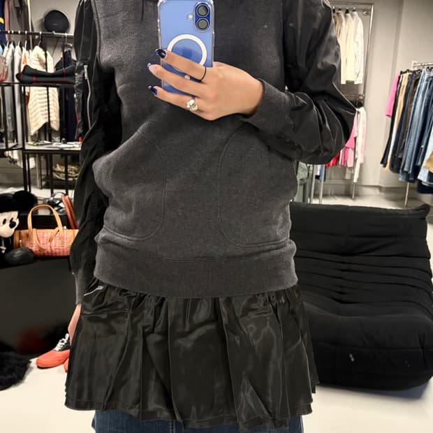SACAI LUCK shirring one piece 