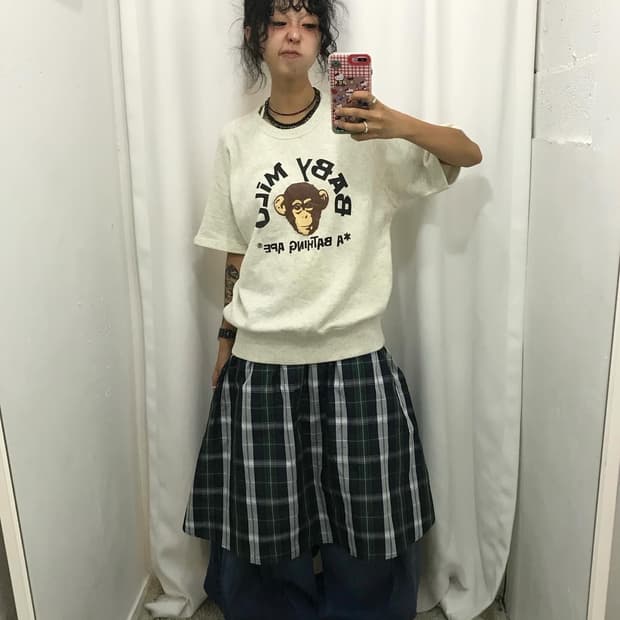 Old Bape Milo Half Sweat Shirt 