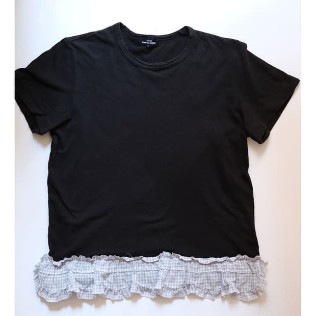tricot comme des garcons 프릴 티셔츠