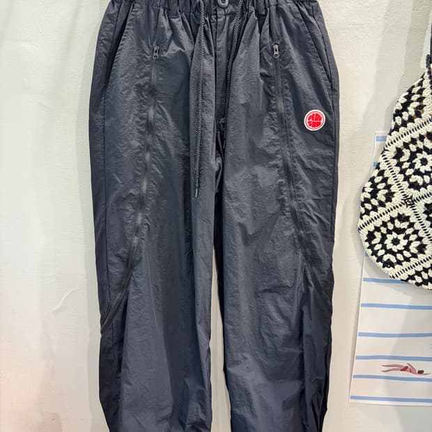 japan vintage 나일론 지퍼조거