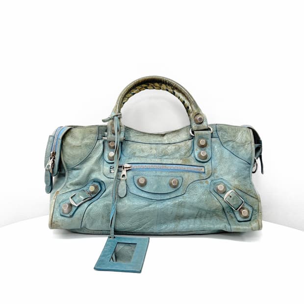 발렌시아가 빈티지 자이언트 시티 모터백