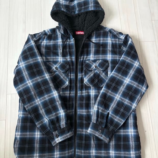 슈프림 라인즈 플란넬 자켓