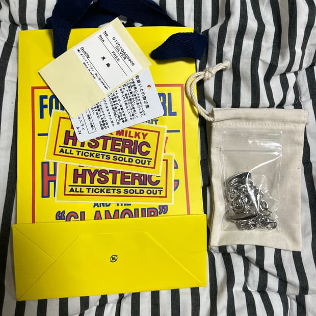 히스테릭 글래머 피크 팔찌 OS