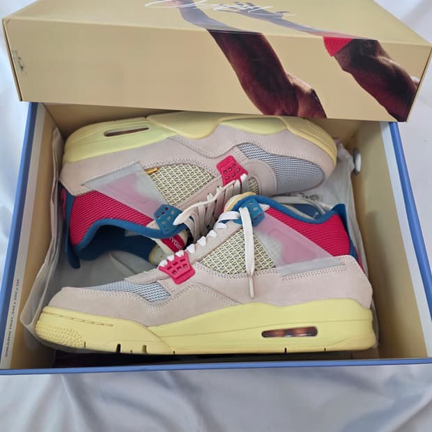 조던 4 x 유니온 레트로 구아바 아이스