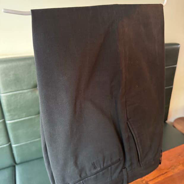 블랙 Twist Finx 치노 바지( 사이즈 4)