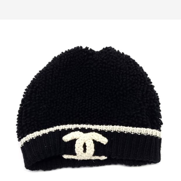 샤넬 캐시미어 비니모자