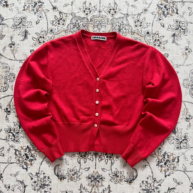 IMAGINE 세미크롭 가디건