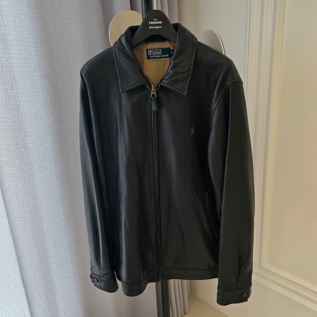 폴로 레더 맥스웰 쉽스킨 가죽자켓 polo maxwell