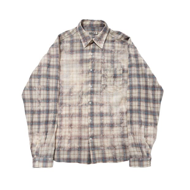 그레일즈 BLEACHED PLAID SUMMER SHIRTS 셔츠