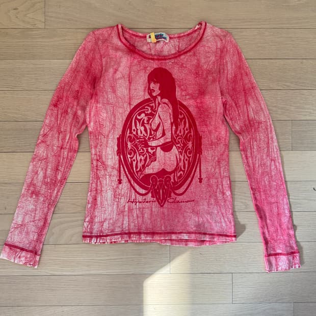 Hysteric Glamour 히스테릭 글래머 - 타이다이 긴팔 티