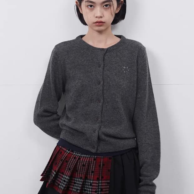 오헤시오 투웨이 미니스커트 레드블랙