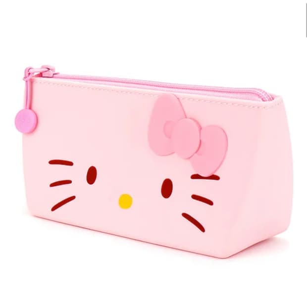 헬로키티 실리콘 멀티 파우치 필통