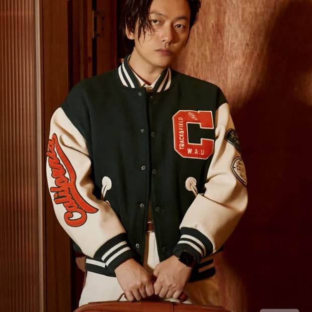 한정판 후아유x이동휘 콜라보 바시티 자캣(L)