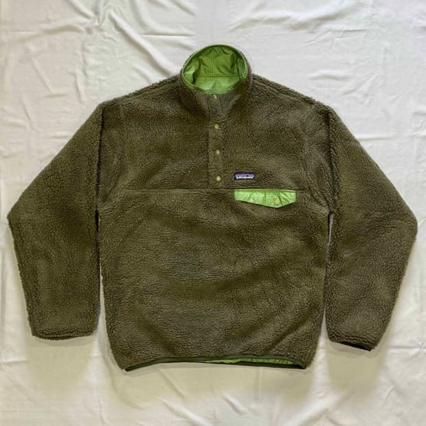 파타고니아 글리세이드 리버시블 신칠라 카키/그린