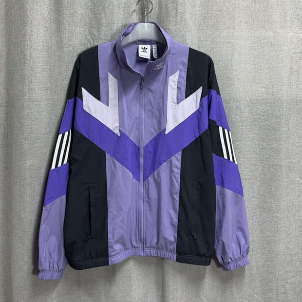[2XL] 아디다스 리카이브 퍼플 블랙 바람막이 자켓