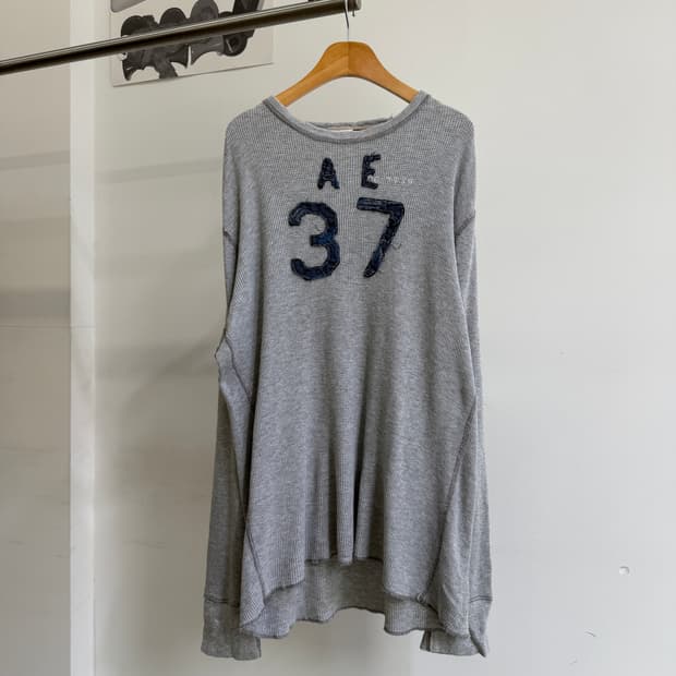 ABERCROMBIE 와플 롱슬리브 
