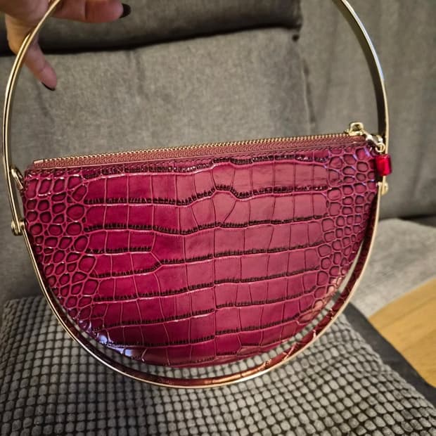 리얼소가죽 악어패턴 숄더 & 클러치