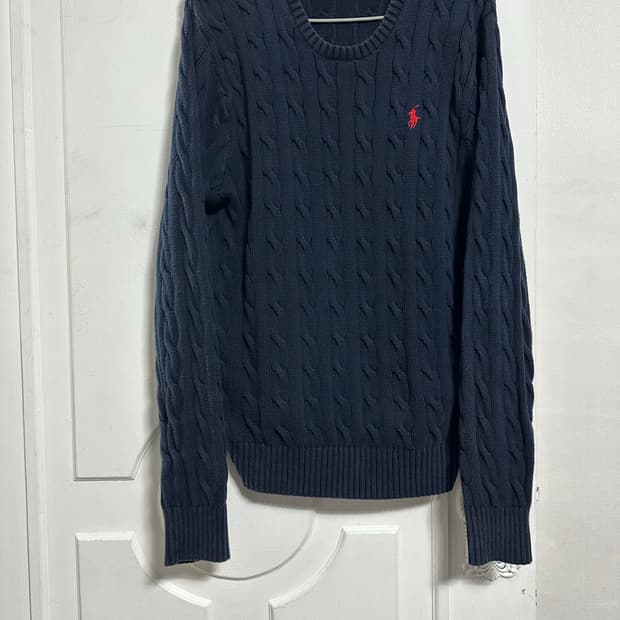 폴로 랄프로렌 꽈배기 니트