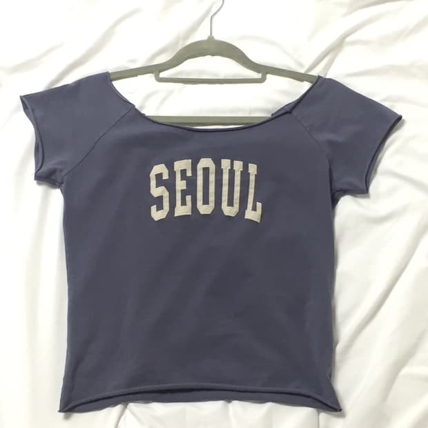 브랜디멜빌 seoul 오프숄더 반팔티