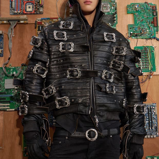 [2] Undermycar 우로보로스 루프 버클 레더 벨트 블랙