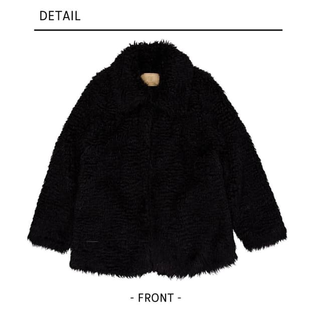 댄크디어 블랙 퍼자켓