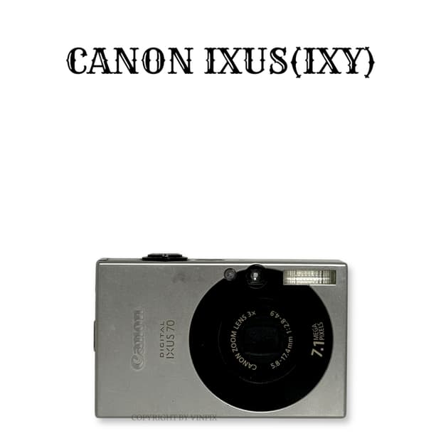 캐논 익서스 70(ixus 70, ixy10) 빈티지 디지털 카메라 디카