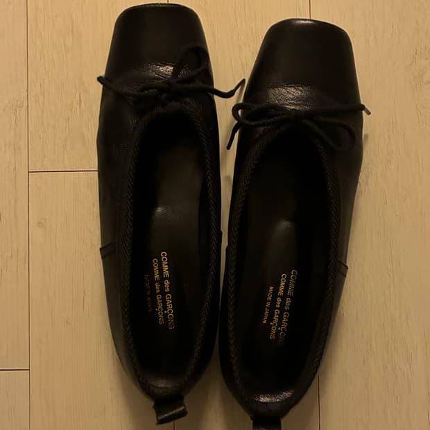 꼼데가르송 플랫슈즈