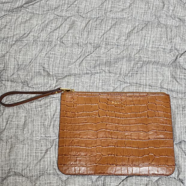 랄프로렌 악어가죽 클러치