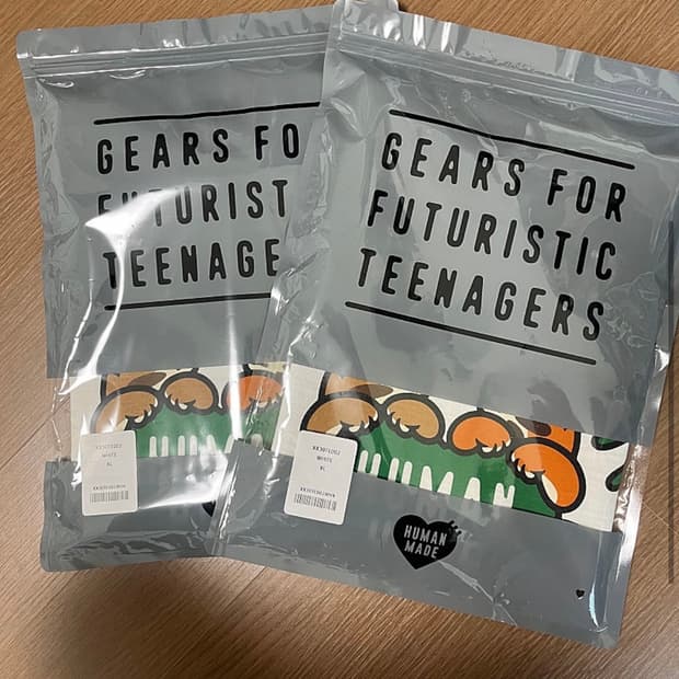 [XL] 휴먼메이드 호프 제이홉 티셔츠 화이트