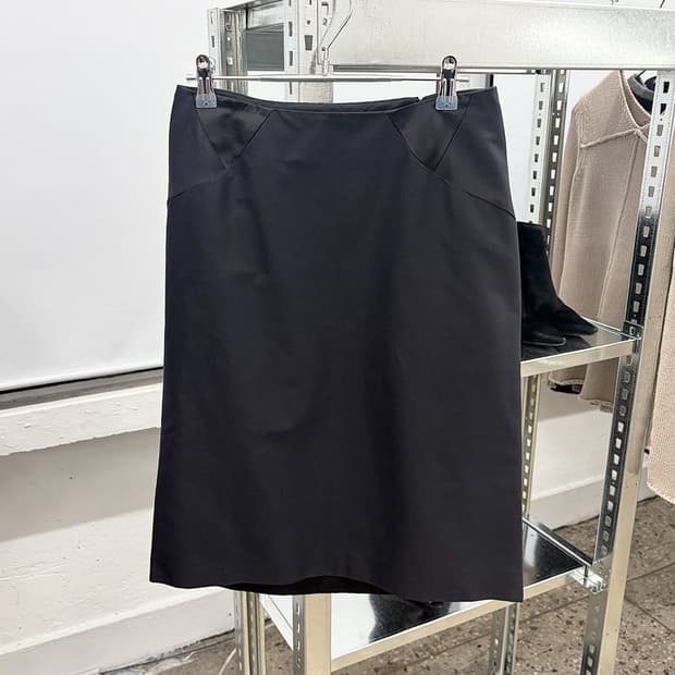 펜디 새틴-패널 스커트