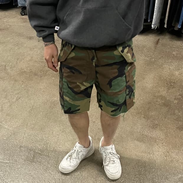 80s M-65 우드랜드 쇼츠 (~31“)