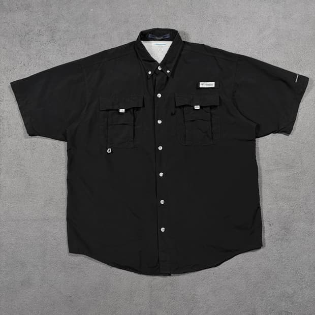 콜롬비아 PFG 바하마 나일론 유틸리티 반팔 셔츠